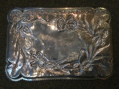 Lot 76 - An Edward VII Silver Dressing-Table Tray, by R....