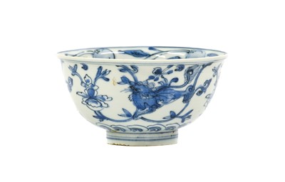 Lot 129 - A Chinese Porcelain Bowl, Xuande reign mark...