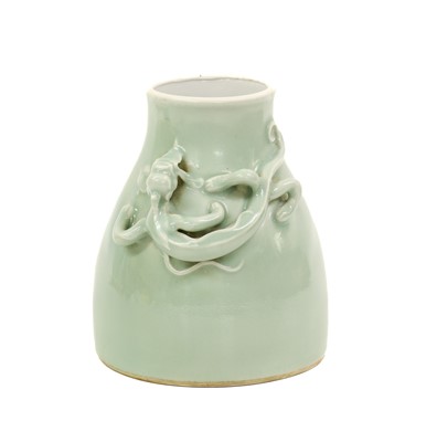 Lot 120 - A Chinese Celadon-Glazed Porcelain Jar, in...