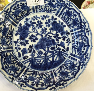 Lot 135 - A Pair of Chinese Porcelain Plates, Kangxi, of...