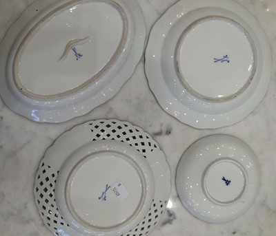 Lot 162 - A Group of Meissen Porcelain, early 20th...