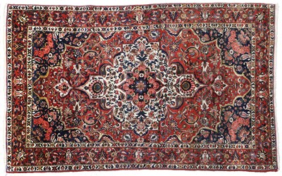 Lot 213 - Bakhtiari Rug West Iran, circa 1930 The blood...