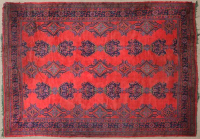 Lot 223 - Ushak Carpet of Unusual Size Central West...