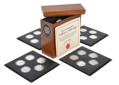 Lot 2359 - A Cased Set of Thirty-Five Elizabeth II Silver Medallions