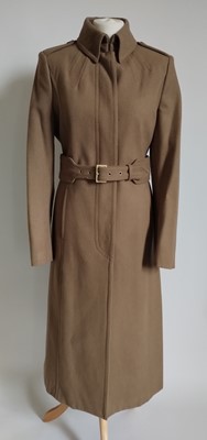 Lot 1054 - LK Bennett Camel Wool Coat in Military Style,...