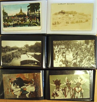 Lot 173 - Postcards of India and South Africa,...
