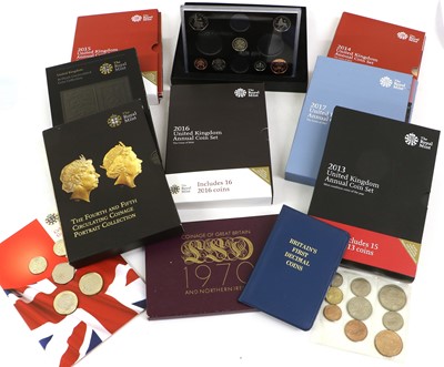 Lot 295 - Mixed UK Proof Sets and Annual Coin sets,...