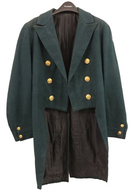 Lot 136 - A Border Regiment Green Wool Tailcoat, the...