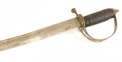 Lot 164 - A French Model 1866 Chassepot Yataghan Sword...