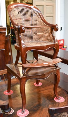 Lot 1425 - A 19th Century Mahogany Child's Chair and...