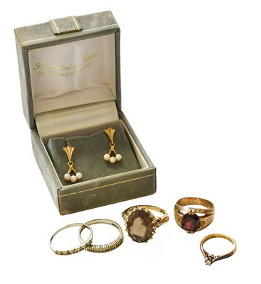 Lot 418 - A Small Quantity of Jewellery, including a...