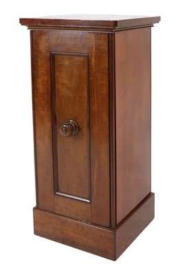 Lot 1203 - A Victorian Mahogany Pedestal Cupboard, 3rd...