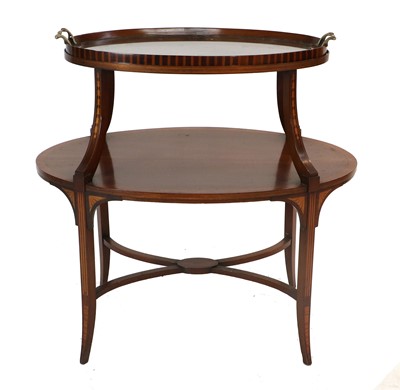 Lot 1340 - A Late Victorian Mahogany, Satinwood-Banded,...