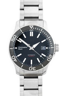 Lot 2403 - Christopher Ward: A Stainless Steel Automatic...