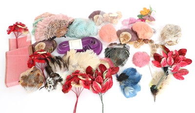 Lot 2291 - Early 20th Century Millinery Accessories...