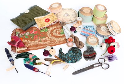 Lot 2242 - Early 20th Century Milliners Accessories...