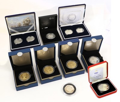 Lot 357 - Assorted Royal Mint Silver Proof Coins; 11...