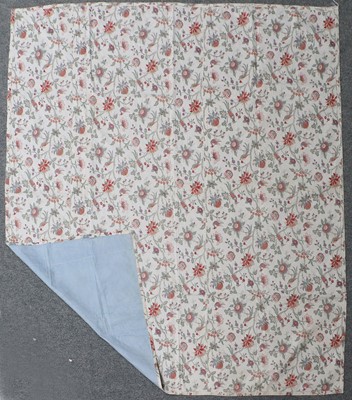 Lot 2173 - Early 20th Century Red and Cream Bed Cover...