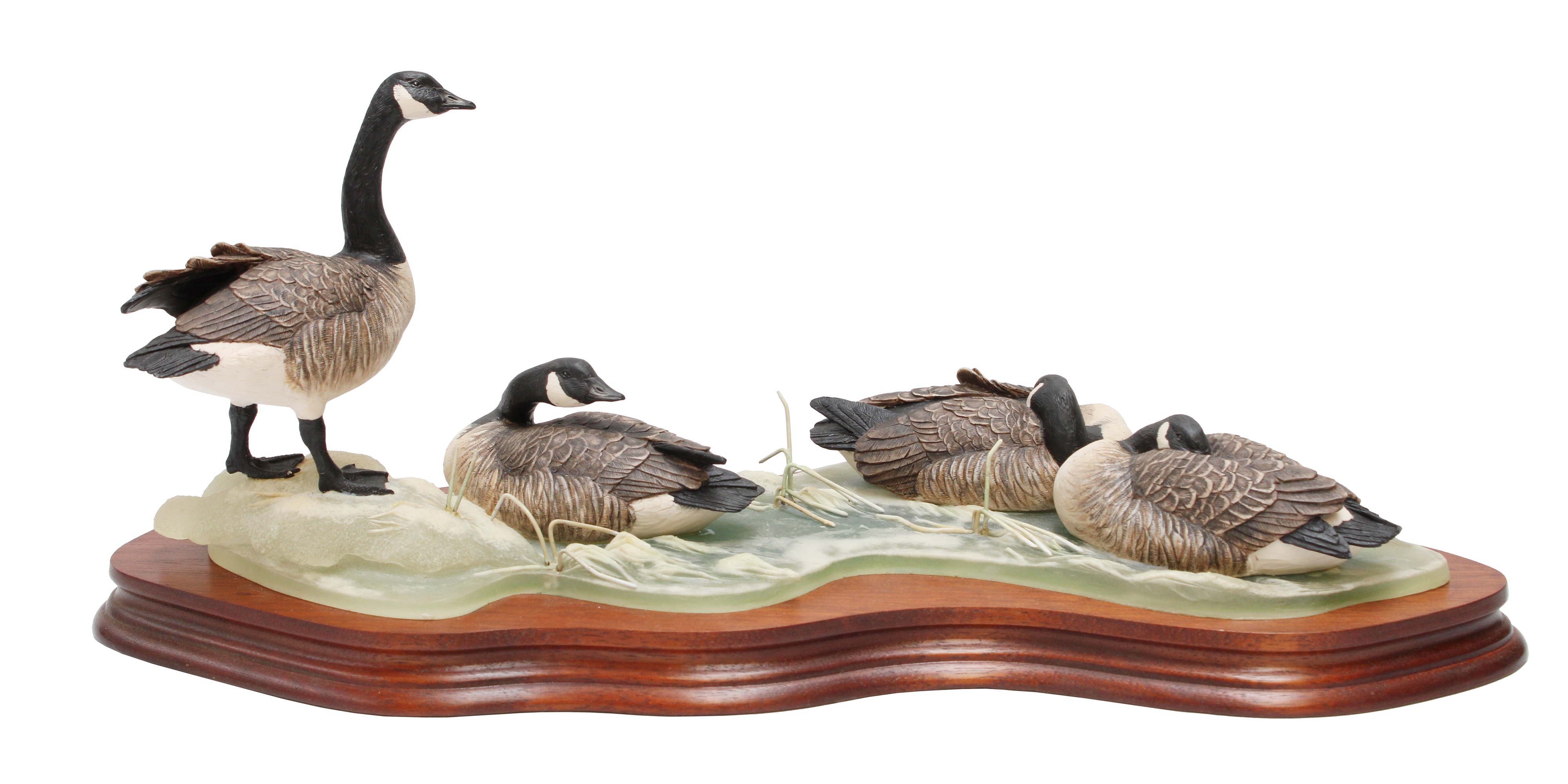 Lot 2154 - Border Fine Arts Goose Models Comprising: