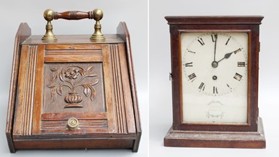 Lot 179 - A Mahogany Single Fusee Table Timepiece,...