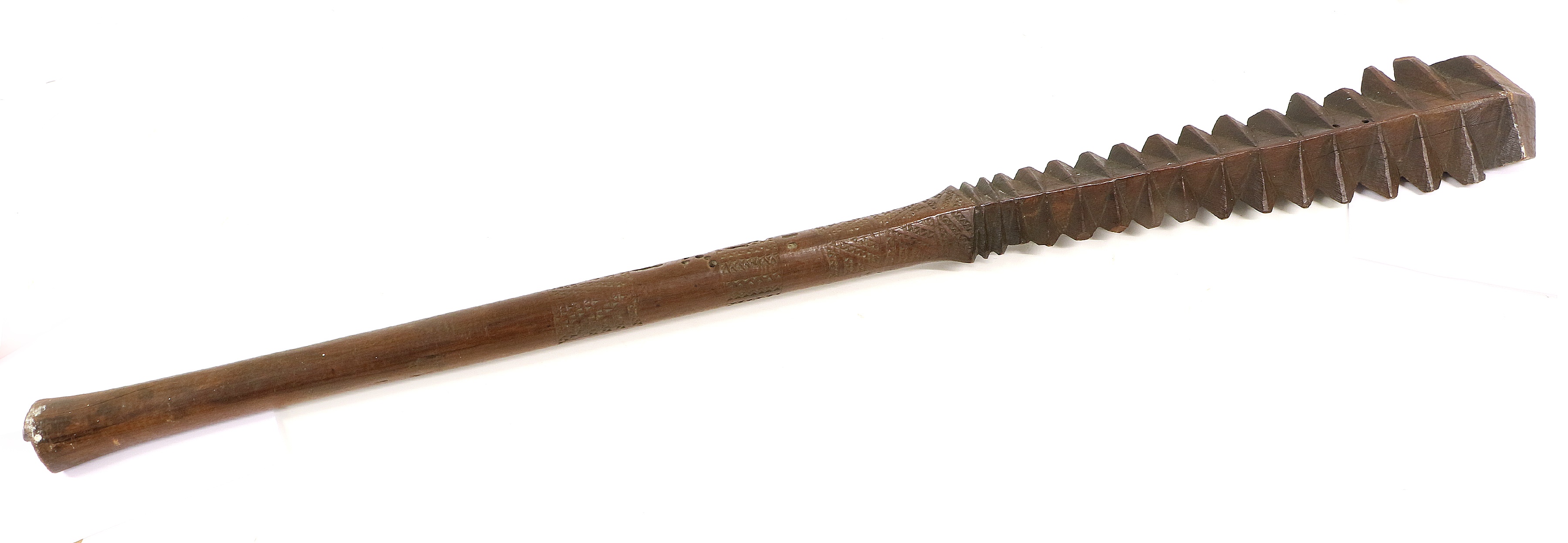 Lot 181 - A 19th Century Samoan Talavalu Saw-Tooth War