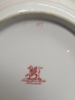 Lot 150 - A Rockingham Porcelain Plate, 1826, with...