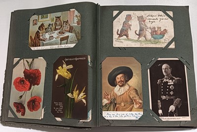 Lot 201 - An Olive Album with two other Binders...