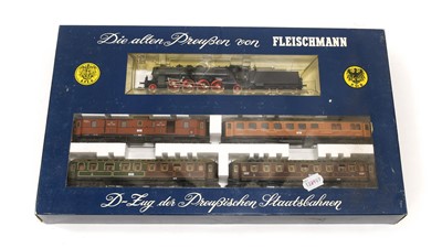 Lot 4252 - Fleischmann HO Gauge 4885 Die Alten Dreussen Von D-Zug Der Dreussischen Staatsbahnen Set