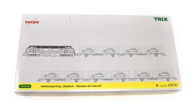 Lot 4397 - Trix HO Gauge 21233 Auto Transport Set