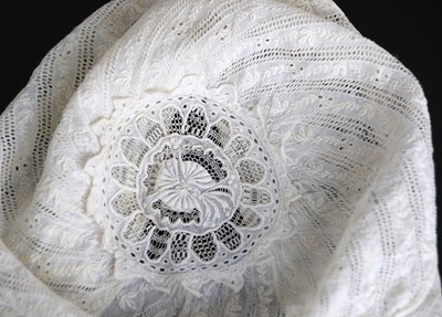 Lot 2214 - Mainly 19th Century Baby Bonnets comprising a...