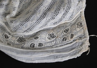 Lot 2214 - Mainly 19th Century Baby Bonnets comprising a...