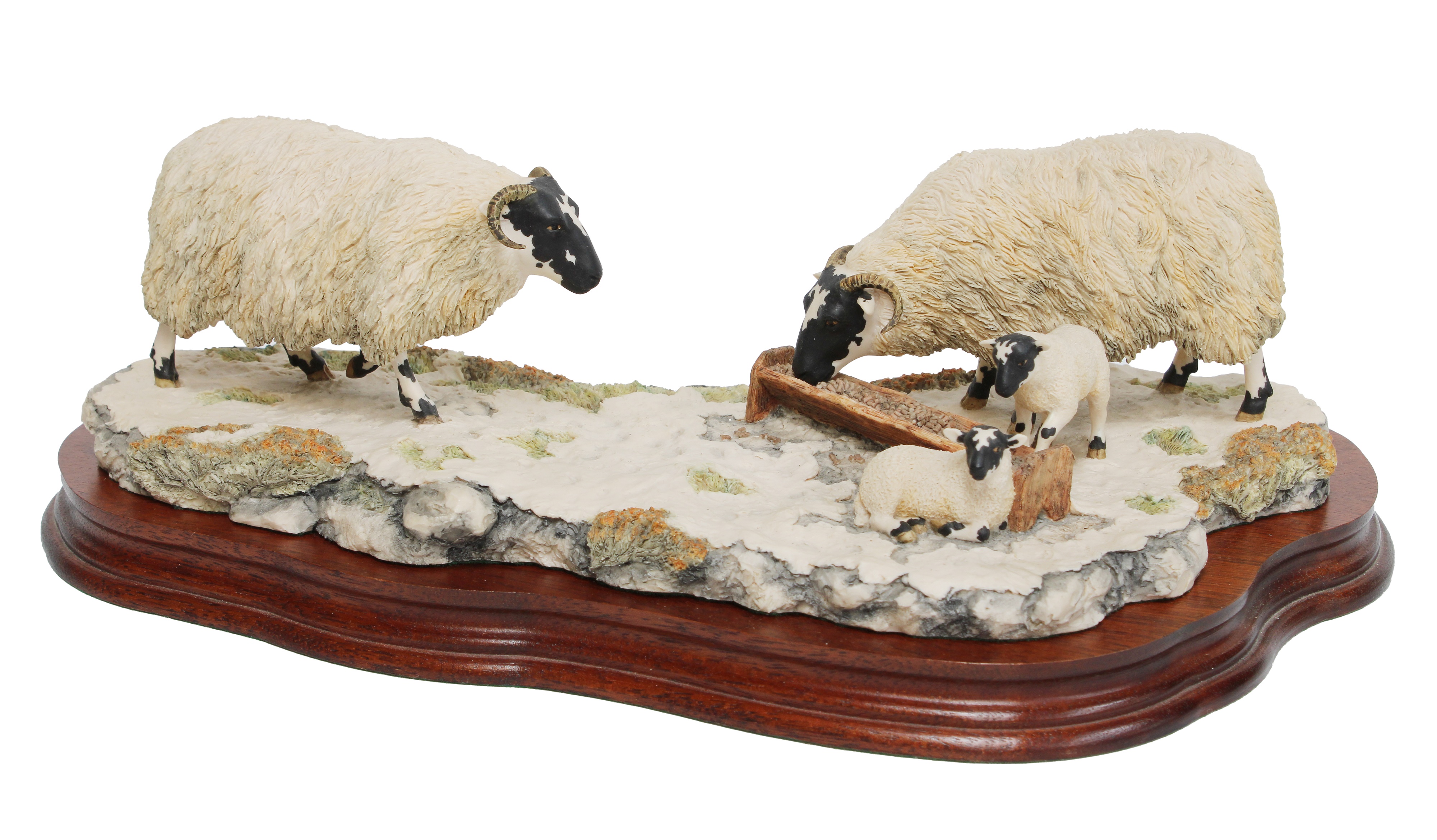 Lot 2140 - Border Fine Arts Sheep and Collie Models