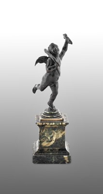 Lot 114 - After the Antique: A Bronze Figure of Eros,...