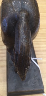 Lot 434 - After Antoine Louis Barye (1796-1875): Cheval...