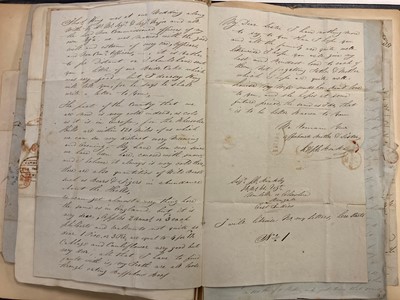 Lot 47 - Letters of a British Soldier in Ireland and...