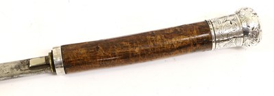 Lot 165 - An Edwardian Cherrywood Swordstick, with...