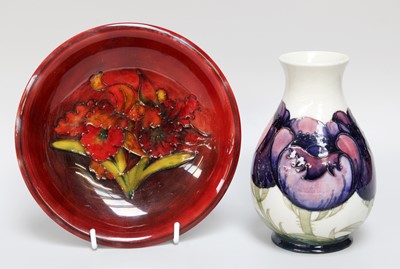 Lot 96 - A Moorcroft Pottery Vase, "Big Poppy" pattern...