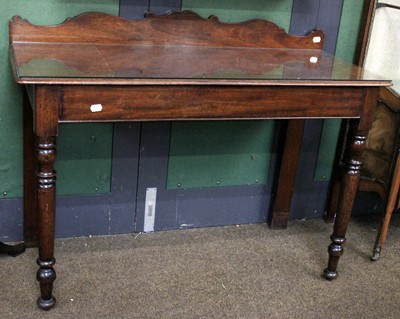 Lot 1489 - A Victorian Mahogany Side Table, with shaped...