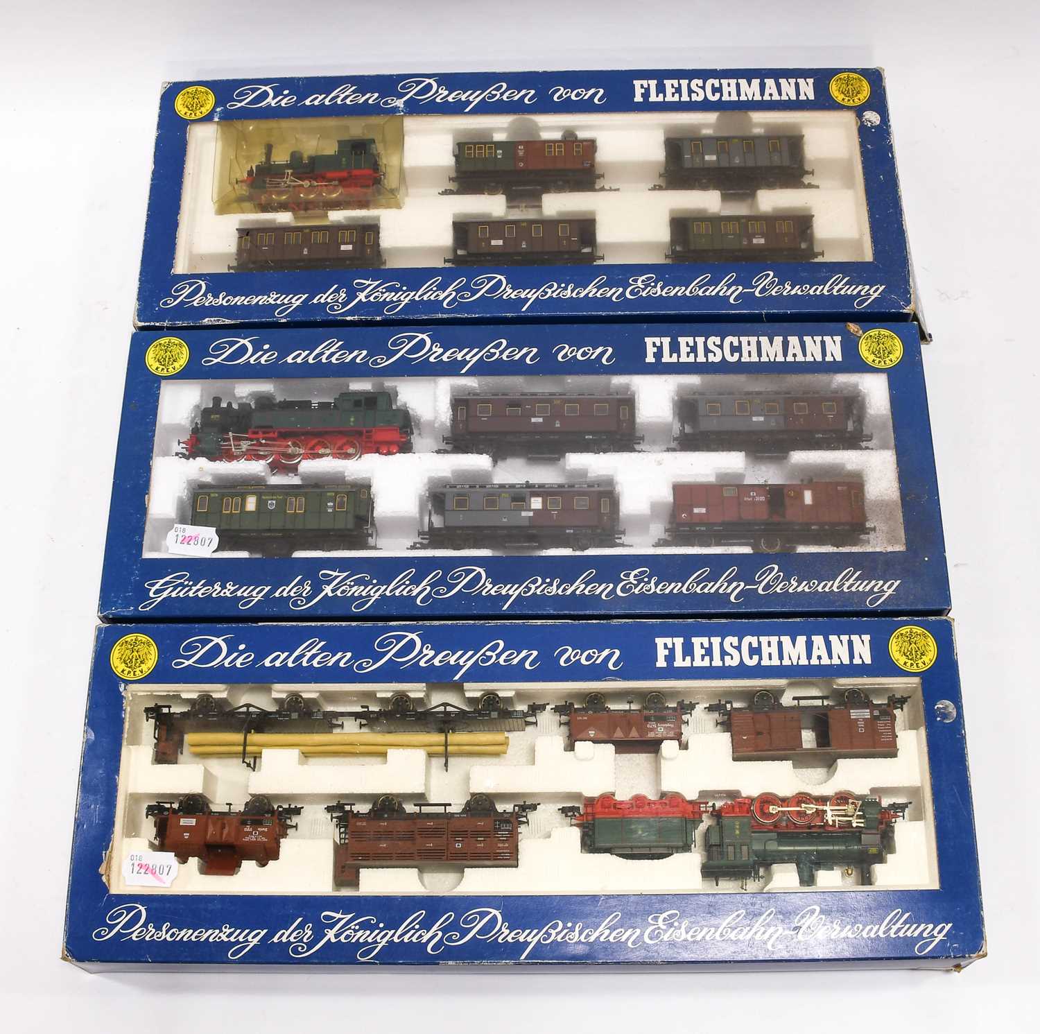 Lot 4282 - Fleischmann HO Gauge Two KPEV Passenger