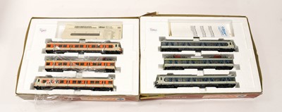 Lot 4390 - Roco HO Gauge Two Suburban Three Car Sets