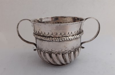 Lot 2188 - A William III Silver Porringer