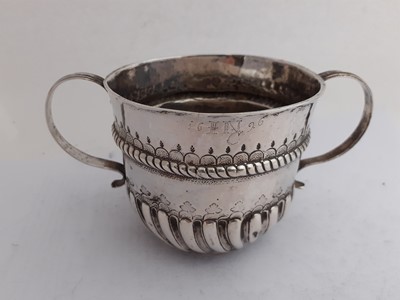 Lot 2188 - A William III Silver Porringer