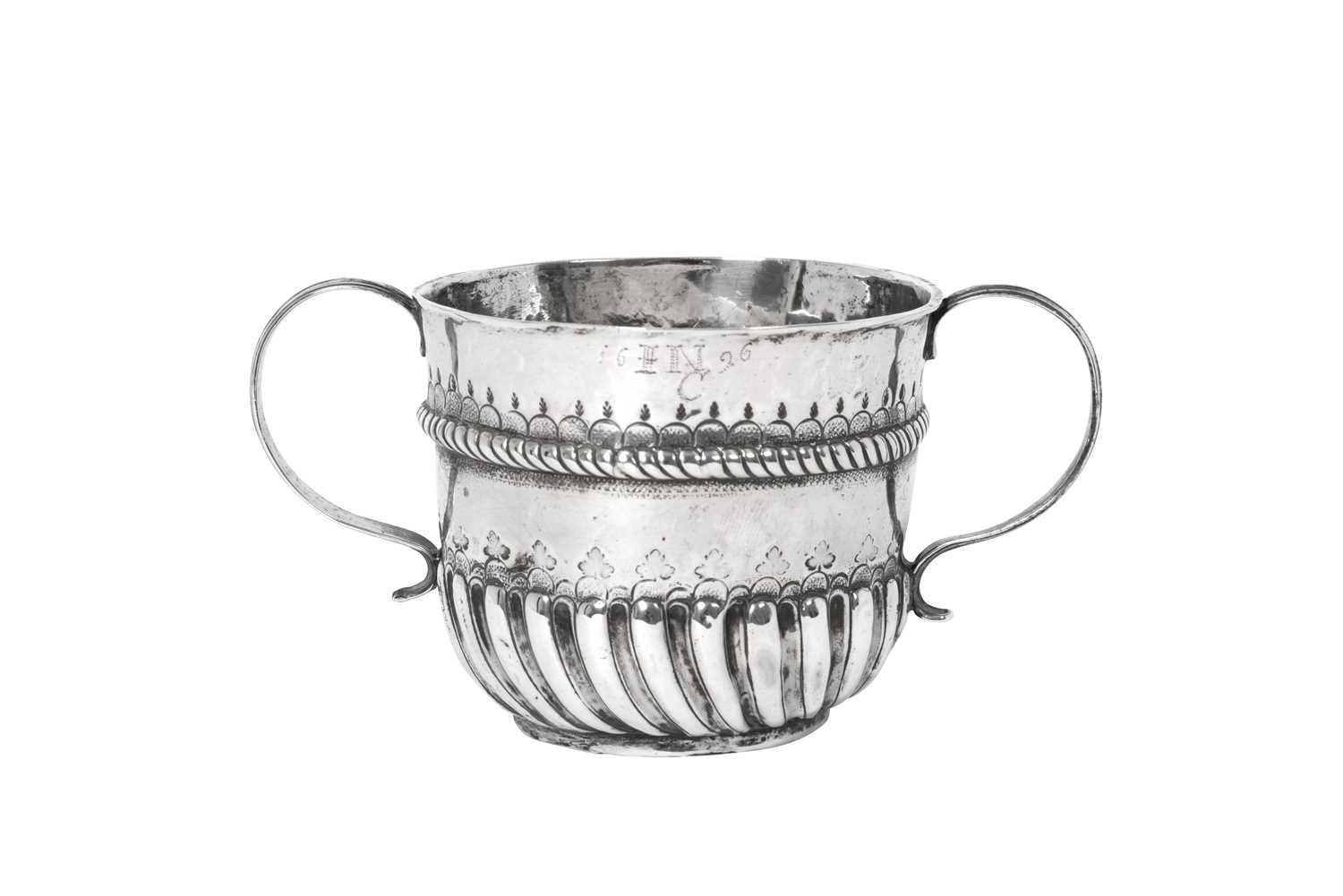 Lot 2188 - A William III Silver Porringer