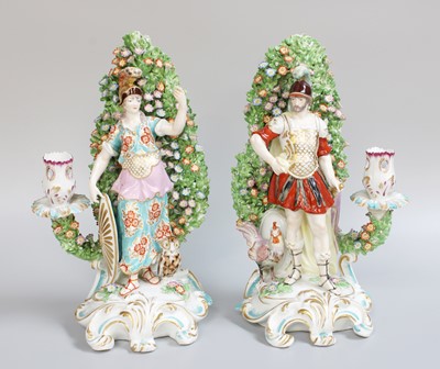 Lot 82 - A Pair of Sampson of Paris Porcelain Figural...