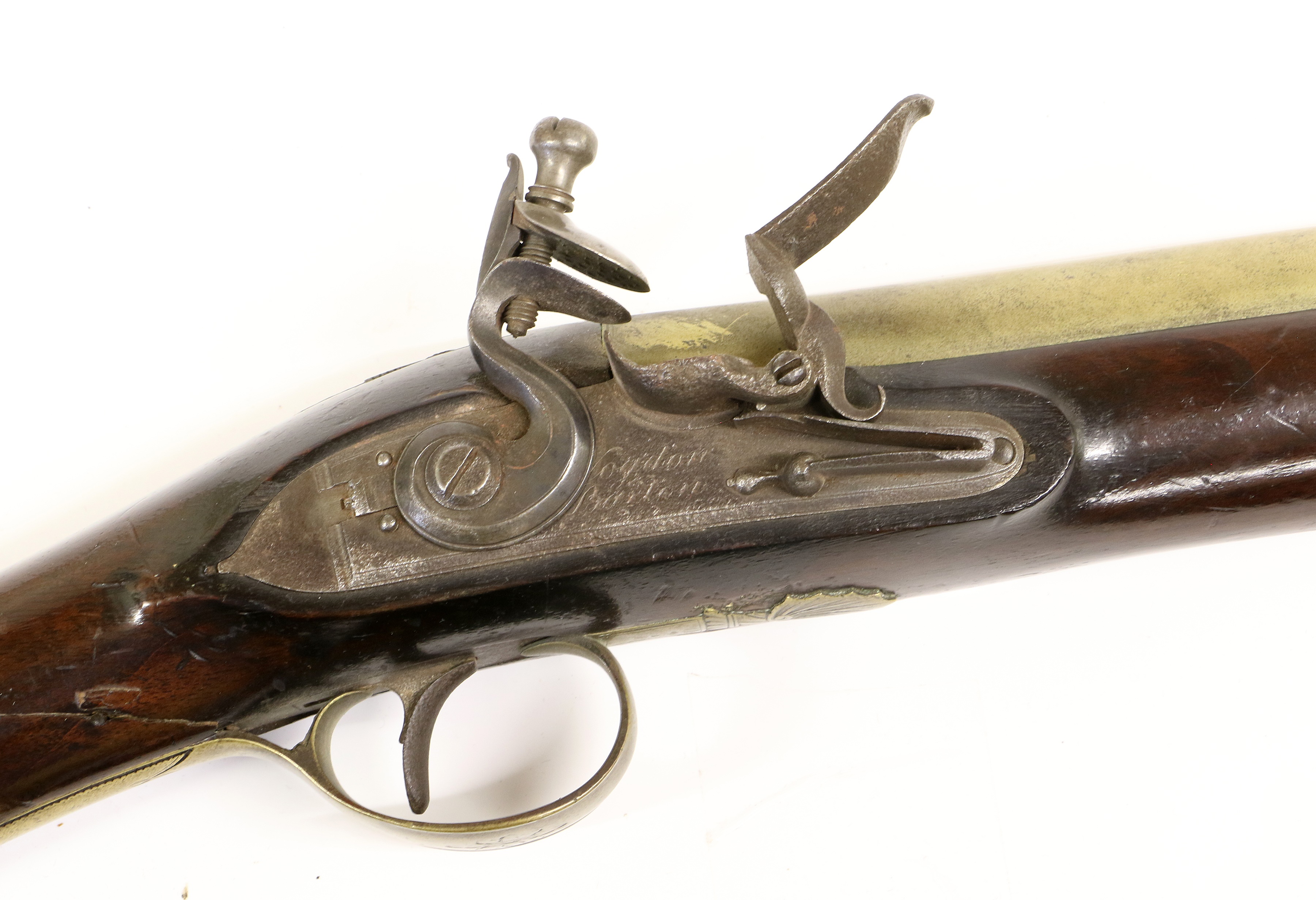 Lot 217 - A Late 18th/Early 19th Century Flintlock