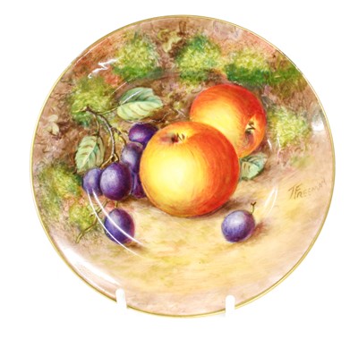 Lot 118 - A Royal Worcester Porcelain Purse Shaped Vase,...