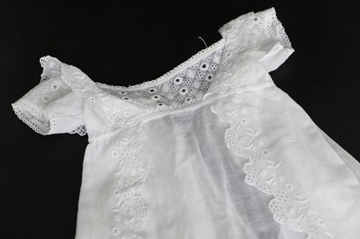 Lot 2145 - Circa 1810-15 White Cotton Baby Gowns...
