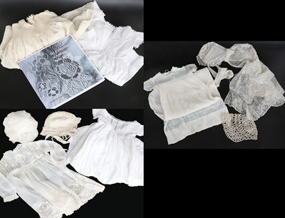 Lot 2142 - Mid 19th Century Baby and Toddler Gowns and...