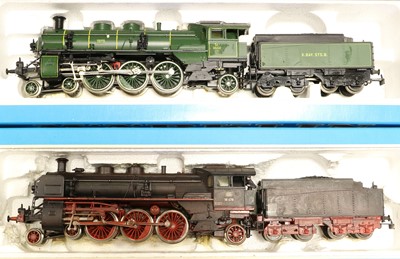 Lot 4323 - Marklin Hamo HO Gauge Two 4-6-2 Coupe Vente Locomotives