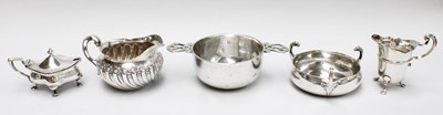 Lot 44 - A Collection of Assorted Silver, including a...